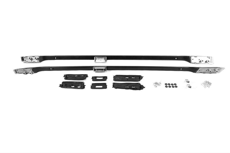 Toyota Land Cruiser 200 2007–2021 Strešné pozdĺžne nosiče – originálny dizajn Premium Black (hliník) Fotografia 8