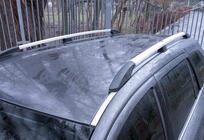Opel Astra H 2004–2013 Hliníkové strešné lyžiny (Caravan, chróm) fotografia 4