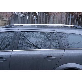 Hliníkové strešné lyžiny (Caravan, chróm) Opel Astra H 2004–2013 fotografia 3