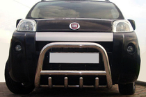 Citroen Nemo 2007–2017 Predný ochranný rám QT006 (nerez.) fotografia 1