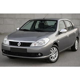 Chromové kryty spätných zrkadiel (2 ks, nerez) Renault Symbol 2008–2013 fotografia 1