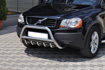 Volvo XC90 2002–2014 Predný ochranný rám WT003 (nerez) fotografia 4
