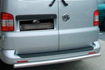 Volkswagen Caddy 2004–2010 Zadná ochranná tyč (1 ks, nerez) fotografia 1