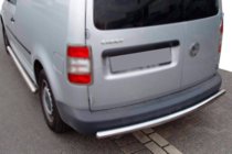 Volkswagen Caddy 2010–2015 Zadné ochranné oblúky (2 ks, nerez) fotografia 2