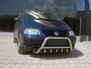 Volkswagen Sharan 2010–2023 Predný ochranný rám WT003 (nerez) fotografia 1