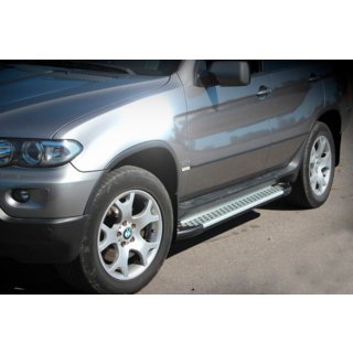 Bočné nášľapy Allmond Grey (2 ks, hliník) BMW X5 E53 1999–2006 fotografia 1