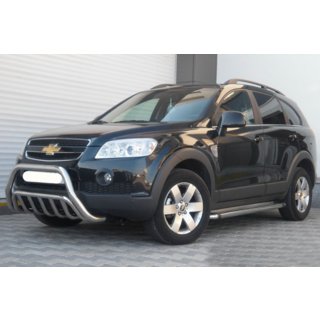 Predný ochranný rám WT002 (nerez) Chevrolet Captiva 2006–2019 fotografia 2