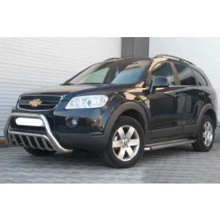 Predný ochranný rám WT002 (nerez) Chevrolet Captiva 2006–2019 fotografia 2