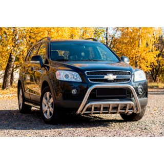 Predný ochranný rám WT002 (nerez) Chevrolet Captiva 2006–2019 fotografia 1