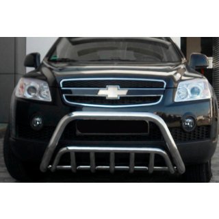 Predný ochranný rám WT002 (nerez) Chevrolet Captiva 2006–2019 fotografia 3