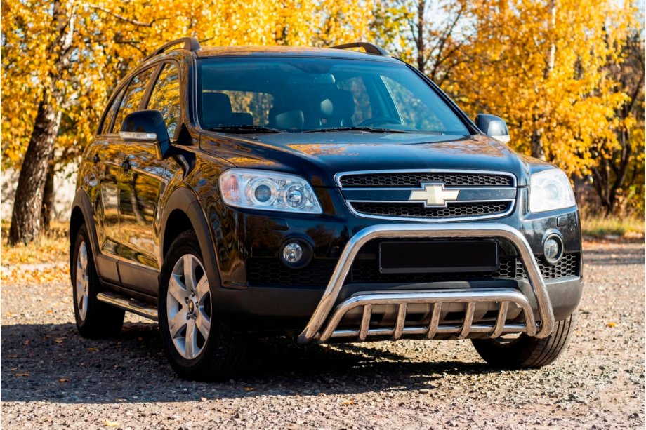 Chevrolet Captiva 2006–2019 Predný ochranný rám WT002 (nerez) Image