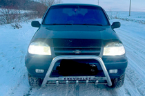Chevrolet Niva 1998–2020 Predný ochranný rám WT004 (nerez) fotografia 1