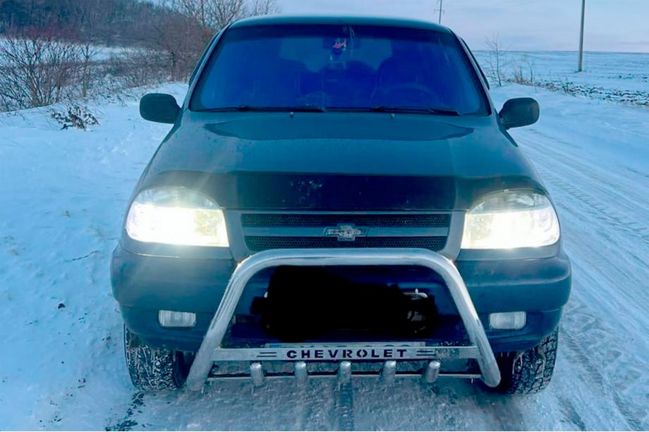 Chevrolet Niva 1998–2020 Predný ochranný rám WT004 (nerez) Image