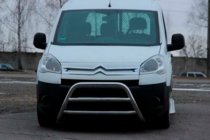 Citroen Berlingo 2008–2018 Predný ochranný rám WT022 (nerez) fotografia 1