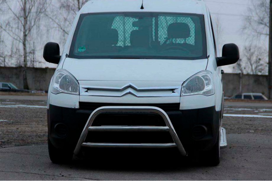 Citroen Berlingo 2008–2018 Predný ochranný rám WT022 (nerez) Image