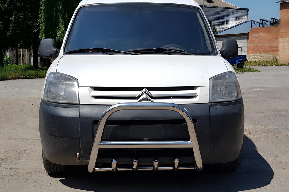 Citroen Berlingo 1996–2008 Predný ochranný rám WT003 (nerez) Image