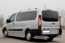 Peugeot Expert 2007–2016 Zadné rohové chrániče AK-003-Double (2 ks, nerez) fotografia 3