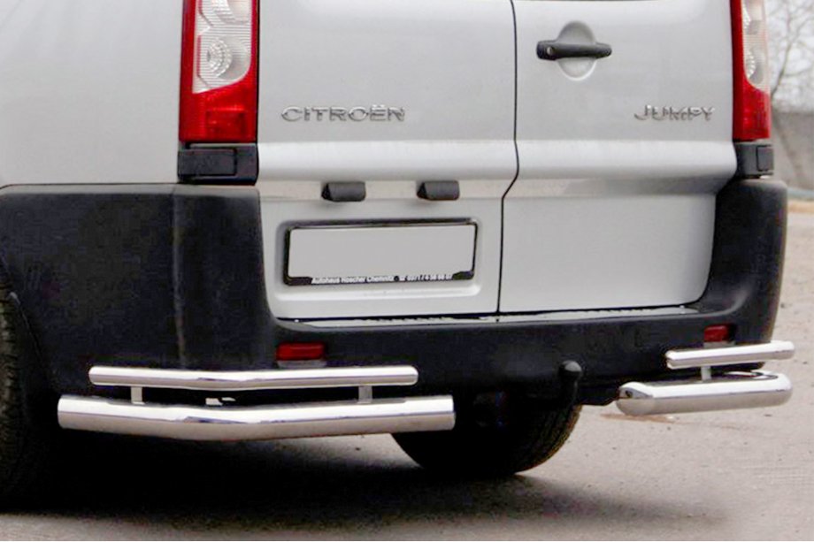 Fiat Scudo 2007–2015 Zadné rohy AK003-Double (2 ks, nerez) Image