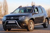 Renault Duster 2008–2017 Predný ochranný rám WT002 (nerez) fotografia 4