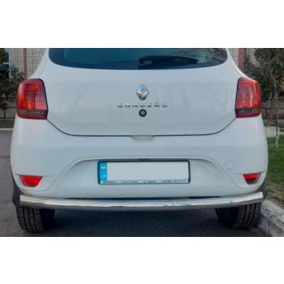 Zadný ochranný oblúk AK002 (nerez) Renault Sandero 2013–2022 fotografia 1