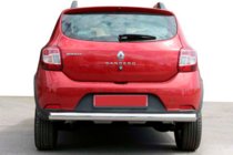 Dacia Sandero 2013–2020 Zadný ochranný oblúk AK002 (nerez) fotografia 1