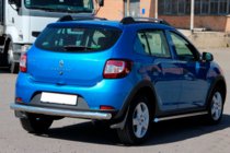 Dacia Sandero 2013–2020 Zadný ochranný oblúk AK002 (nerez) fotografia 4