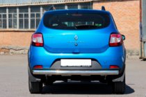 Dacia Sandero 2013–2020 Zadný ochranný oblúk AK002 (nerez) fotografia 5