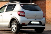 Dacia Sandero 2013–2020 Zadný ochranný oblúk AK002 (nerez) fotografia 6