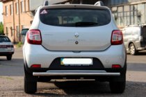 Dacia Sandero 2013–2020 Zadný ochranný oblúk AK002 (nerez) fotografia 7