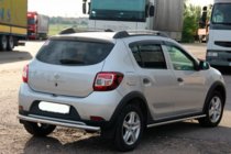 Dacia Sandero 2013–2020 Zadný ochranný oblúk AK002 (nerez) fotografia 8