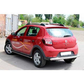 Zadný ochranný oblúk AK002 (nerez) Dacia Sandero 2013–2020 fotografia 3