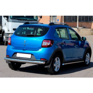 Zadný ochranný oblúk AK002 (nerez) Dacia Sandero 2013–2020 fotografia 4