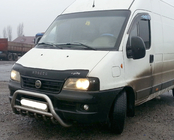 Fiat Ducato 1995–2006 Predný ochranný rám WT003 (nerez) fotografia 1