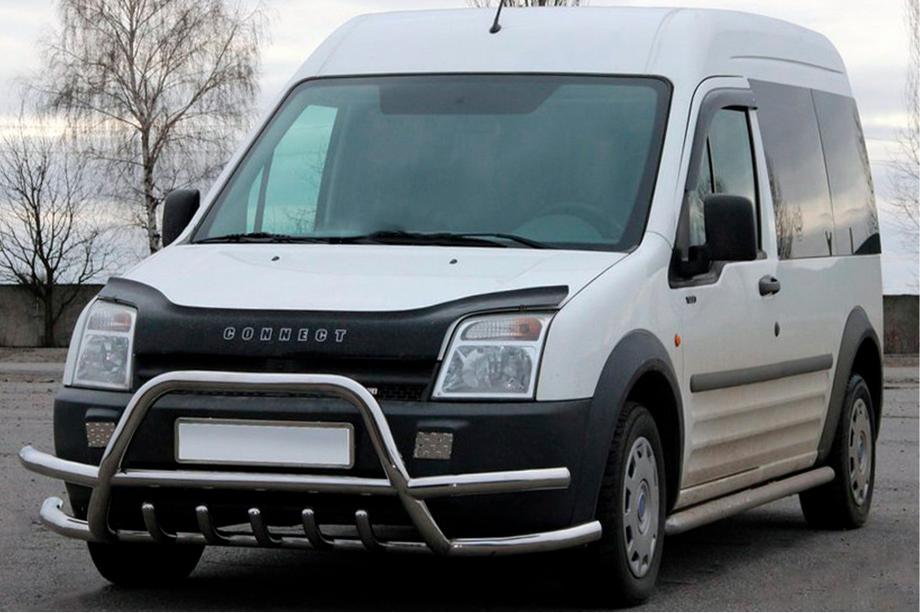 Ford Connect 2002–2006 Predný ochranný rám (bullbar) s dvojitými tyčami WT004-Plus (nerez) Image