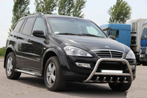 SsangYong Action 2005–2018 Predný ochranný rám WT003 (nerez) fotografia 1