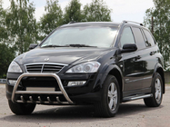 SsangYong Action 2005–2018 Predný ochranný rám WT003 (nerez) fotografia 3