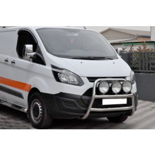 Predný ochranný rám WT022 (nerez) Ford Custom 2013–2022 fotografia 4