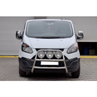 Predný ochranný rám WT022 (nerez) Ford Custom 2013–2022 fotografia 1