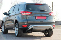 Ford Kuga/Escape 2013–2019 Zadný ochranný rám AK007 (nerez) fotografia 4