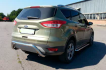 Ford Kuga/Escape 2013–2019 Zadný ochranný rám AK007 (nerez) fotografia 7
