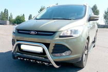 Ford Kuga/Escape 2013–2019 Predný ochranný rám WT004 (nerez) fotografia 3
