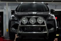 Ford Kuga/Escape 2013–2019 Predný ochranný rám WT018 (nerez) fotografia 5