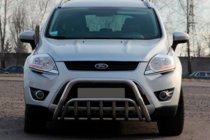 Ford Kuga 2008–2013 Predný ochranný rám WT002 (nerez) fotografia 1