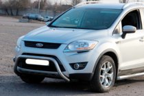 Ford Kuga 2008–2013 Predný ochranný rám (kengury) WT007 (nerez) fotografia 1