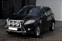 Ford Kuga 2008–2013 Predný ochranný rám WT018 (nerez) fotografia 3