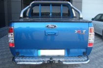 Ford Ranger 2007–2011 Zadné rohy AK003 (2 ks, nerez) fotografia 1