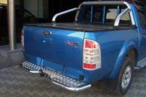 Ford Ranger 2007–2011 Zadné rohy AK003 (2 ks, nerez) fotografia 2