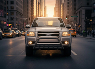 Ford Ranger 2007–2011 Predný ochranný rám WT003 (nerez) fotografia 1