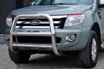 Ford Ranger 2011–2022 Predný ochranný rám WT018 (nerez) fotografia 3