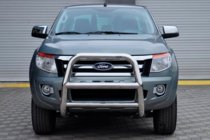 Ford Ranger 2011–2022 Predný ochranný rám WT018 (nerez) fotografia 2
